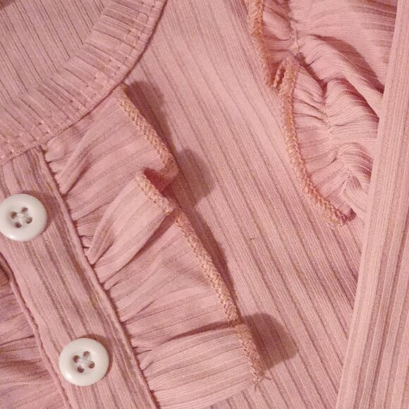 Pink long sleeve onesie - Picture 2 of 5